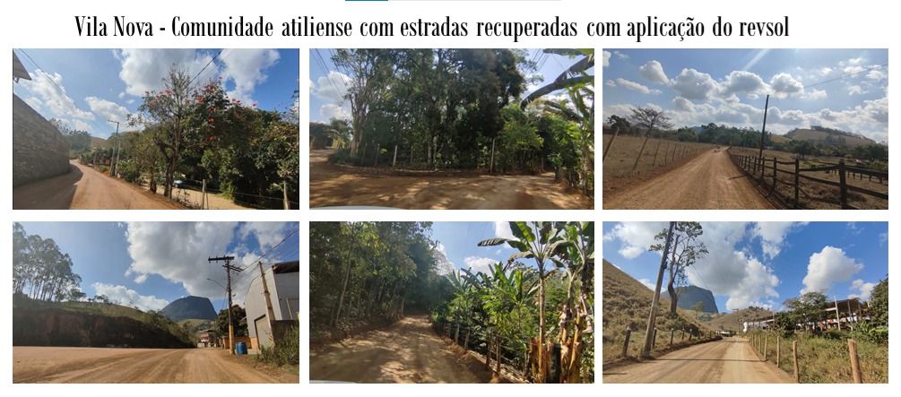 Prefeitura recupera estradas na comunidade de Vila Nova com aplicação de revsol
